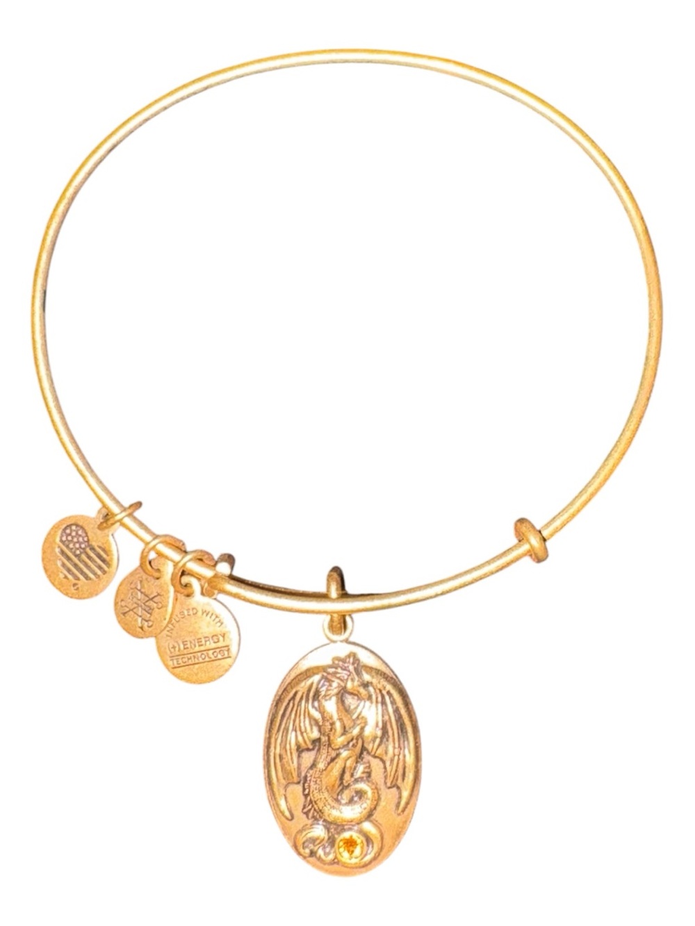 Alex and Ani "Path of Symbols" Dragon Expandable Wire Bangle